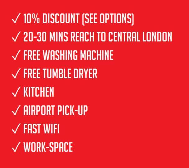 Elephant & Castle - Zone 2 - Private Rooms - Shared Bathroom ลอนดอน ภายนอก รูปภาพ